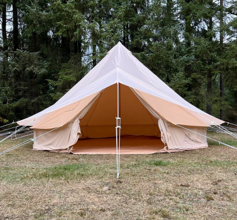 Rain cover for the glamping tent