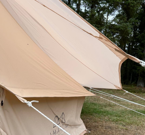 Rain cover for the glamping tent