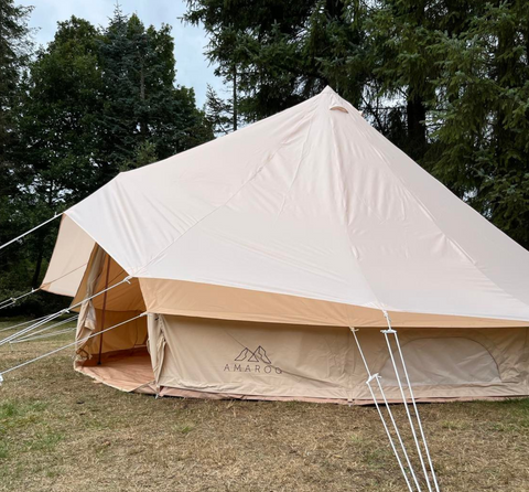 Rain cover for the glamping tent